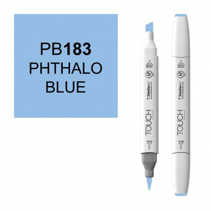 Маркер "Touch Brush" 183 фтало синий PB183